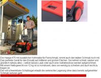 Bild von Haaga Kehrmaschine Mod. 475 mit Tellerbesenkehrsystem