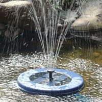 Bild von Solarspringbrunnenpumpe (Scheibenform), blau