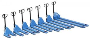 Изображение HanseLifter Handgabelhubwagen , Sondermaß LxB: 2000x540mm, 3,5t, PU/ PU Tandem
