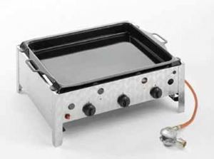 Bild von GASBRÄTER 3 REGLER, EMAILLIERTE PFANNE