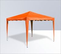 Bild von Alu/Metall Faltpavillon 3x3 Meter Orange