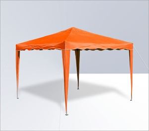 Bild von Alu/Metall Faltpavillon 3x3 Meter Orange