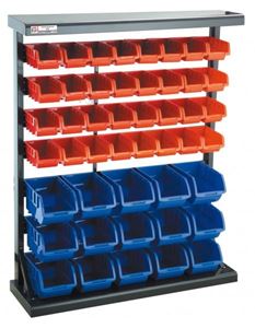 Bild von einseitiges Kleinteile Schüttenregal KSR 94 Holzmann