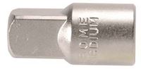 Resim Adapter, matt verchromt, 12,5 (1/2) außen - 10 (3/8) innen