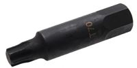 Obrazek T-Profil Bit ohne Bohrung, 100 mm lang, T60, 22 mm 6-kant