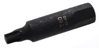 Obrazek T-Profil Bit ohne Bohrung, 100 mm lang, T70, 22 mm 6-kant