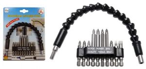 Bild von Bit-Sortiment mit flexibler Welle, 11-tlg.