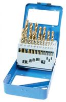 Obrazek Spiralbohrersatz, HSS, titan nitriert, 1-10 mm, 19-tlg.