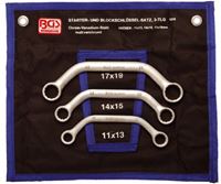 Obrazek Starter- und Blockschlüssel Satz, 10x13-17x19 mm, 3-tlg.