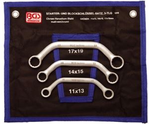 Obrazek Starter- und Blockschlüssel Satz, 10x13-17x19 mm, 3-tlg.