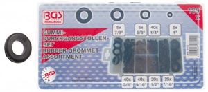 Bild von Gummi-Durchgangstüllen-Sortiment, 180-tlg.