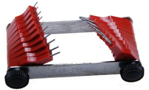 Bild von Düsenlehre, 0,45- 1,50 mm, 20-tlg.