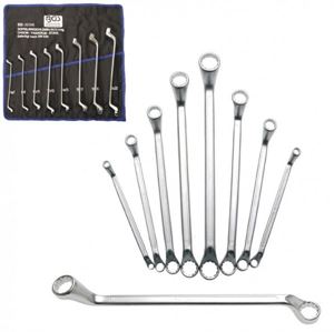 Bild von Gabel-Ringschlüssel-Satz, 8-tlg., tief gekröpft