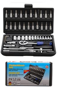 Obrazek Steckschlüssel-Satz, 6,3 (1/4), 46-tlg.