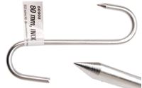 Bild von Fleischerhaken, 80 mm, INOX
