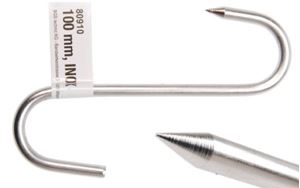 Bild von Fleischerhaken, 100 mm, INOX BGS