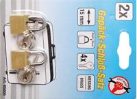 Bild von Gepäckschloß-Satz, 15 mm, 2-tlg.