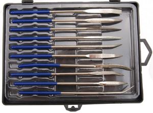 Bild von Diamant-Lochfeilen, gebogen, 140x3 mm, 10-tlg.