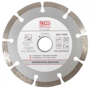 Bild von Segment-Trennscheibe für Trockenschnitt, 125 mm