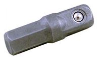 Resim Adapter für 6,3 (1/4) Bits, 4-kant auf 6-kant, 30 mm