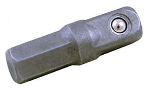Bild von Adapter für 6,3 (1/4) Bits, 4-kant auf 6-kant, 30 mm