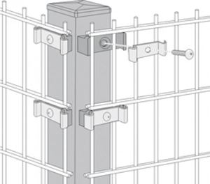 Εικόνα της Profilrohrpfosten für 90Ḟ EckenPROFILROHRPFAHL ECKE FVZ 60/60X1400