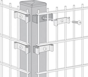 Εικόνα της Profilrohrpfosten für 90Ḟ EckenPROFILROHRPFAHL ECKE FVZ 60/60X1600