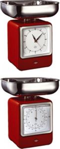 Изображение Retro-KüchenwaageWESCO Kü-WAAGE M UHR ROT    32220402