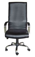 Bild von Cheffsessel *Luxus* aus schwarzem Kunstleder