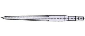 Bild von Frontladerzinken 28 x 1,5 / 1400 mm, rot lackiert