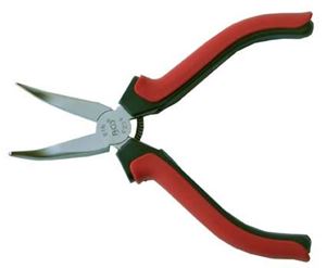 Bild von Elektronik-Spitzzange, gebogen, mit Feder, 125 mm, BGS,  Wv_383