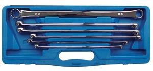 Bild von Doppelringschlüssel-Satz, 6 tlg., extra lang, 10x11-22x24 mm, BGS
