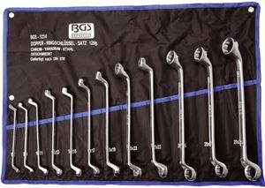 Bild von Doppelringschlüssel-Satz, 12 tlg., 6 x 7 - 27 x 32 mm, BGS,  Wv_1214