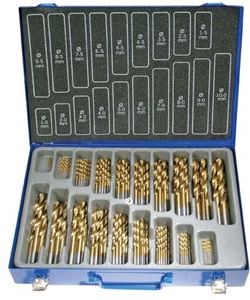 Obrazek Spiralbohrer-Satz HSS, 170 tlg., titaniert, BGS,  Wv_1994