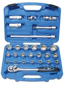 Obrazek Steckschlüsselsatz 1/2, 27-tlg., in ZOLL, BGS,  Wv_2216