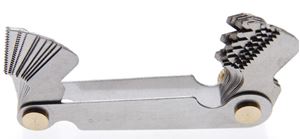 Bild von Gewindeschablonen, 24 Blatt, 0,25 - 6,00 mm metrisch, BGS,  Wv_3067