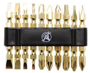 Bild von Doppel-Bit-Set Gold