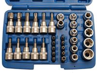 Obrazek T-Profil Bit -und Steckschlüsselsatz 3/8, 34-tlg. BGS
