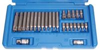 Obrazek T-Profil Bitsatz mit Bohrung, 26-tlg., BGS