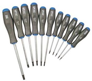 Obrazek T-Profil Schraubendrehersatz ohne Stirnlochbohrung 11-tlg. BGS