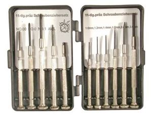 Bild von Feinmechaniker-Schraubendrehersatz, 11 tlg., BGS,  Wv_7969