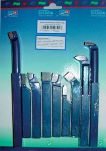Εικόνα της Profi Drehmeißel Satz 9 tlg. schaft 12 mm Güde
