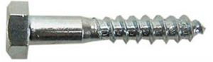 Εικόνα της Sechskantholzschraube / Schlüsselschraube DIN 571SCHLUESSELSCHR V2A 571 8X80 A25ST G