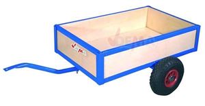Изображение Anhänger zu Go-Kart 10470 blau bis 100Kg belastbar