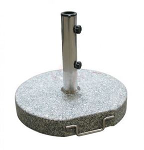 Bild von Sonnenschirmständer rund Ø 45 Granit grau 30 kg