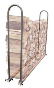 Bild von Brennholz Stapelhilfe *Universal* stabile Vollmetall Ausführung