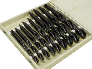 Obrazek Spiralbohrersatz 8tlg MK3/ MK4  24 - 44 mm Holzmann