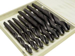 Obrazek Spiralbohrersatz 9tlg MK2/ MK3 14,5 30 mm Holzmann