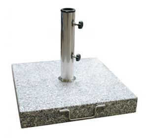 Bild von Sonnenschirmständer 45x45 Granit grau 40 kg