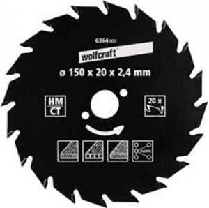 Изображение HM-Kreissägeblätter Serie grünKRS-BLATT 156,5X 12,75 20Z HM 6366000